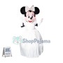 Minnie Mouse Bride Wedding White Dress Mascot Costume