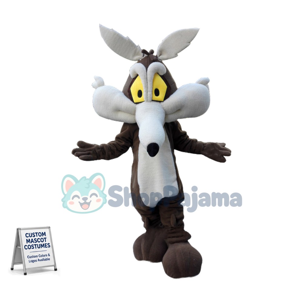 Wile E. Coyote Mascot Costume