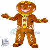 Top Quality Gingerbread Man Mascot Costume