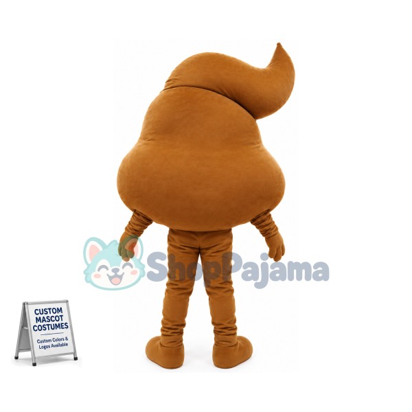 Poop Emoji Mascot Costume
