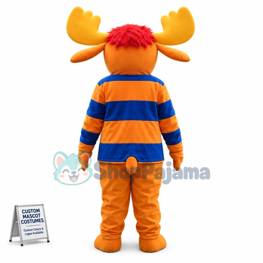 Tyrone Moose Mascot Costume