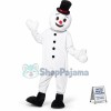 Black Hat Snowman Mascot Costume