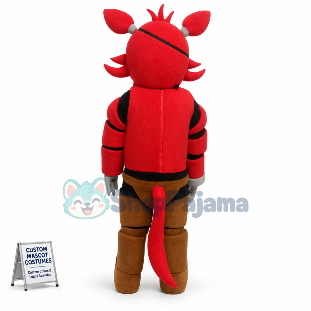 Five Nights At Freddy's Toy Red Foxy Mascot Costume