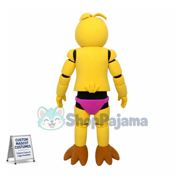 Five Nights At Freddy's Toy Chica Yellow Mascot Costume