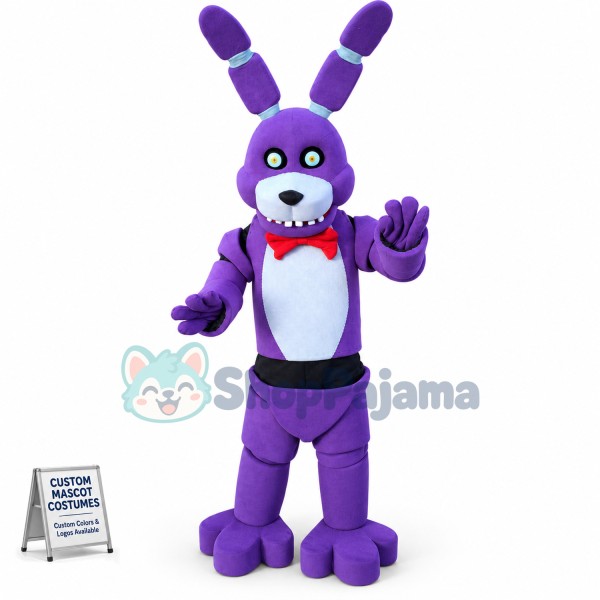 Five Nights at Freddy's FNAF Toy Creepy Purple Bunny Mascot Costume