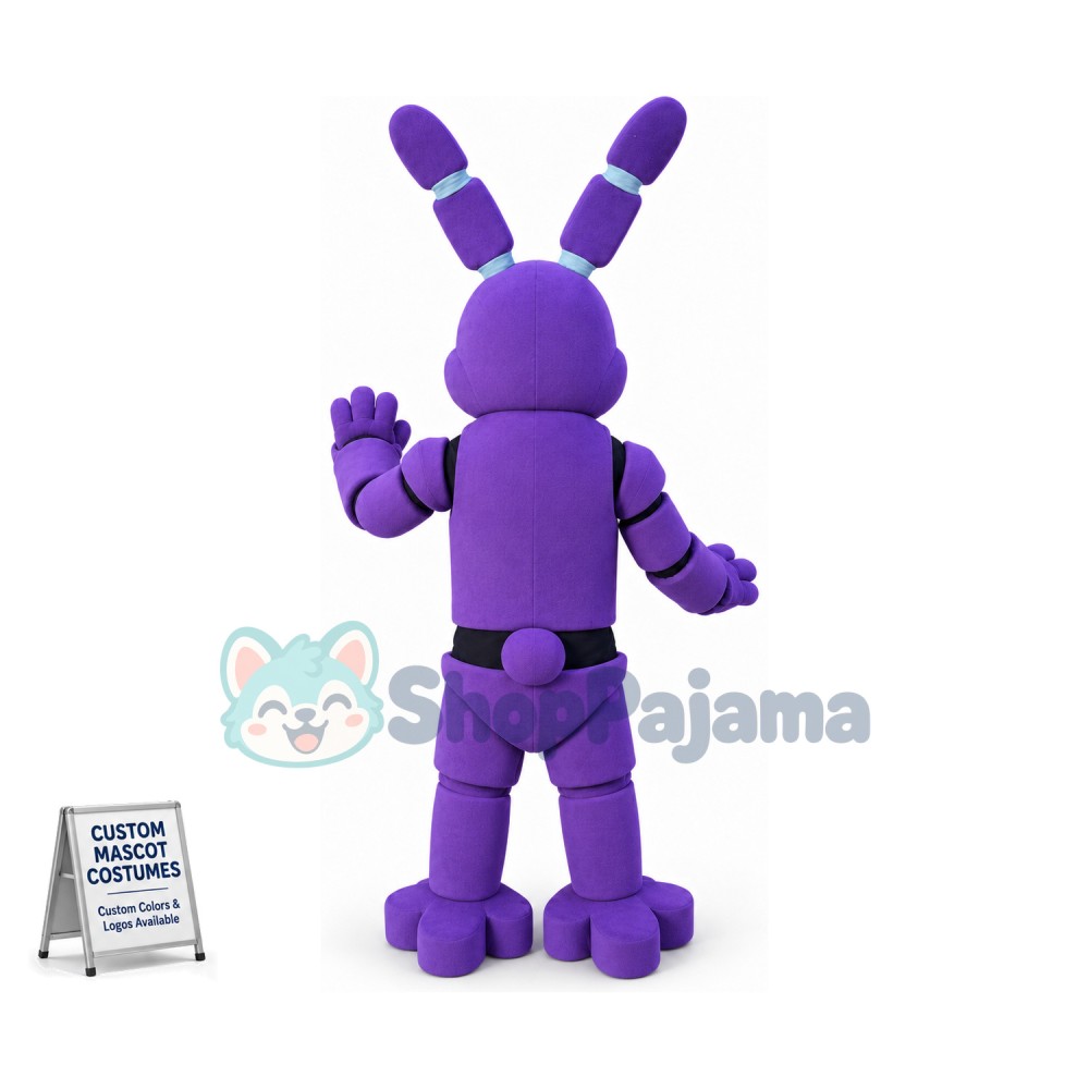 Five Nights at Freddy's FNAF Toy Creepy Purple Bunny Mascot Costume
