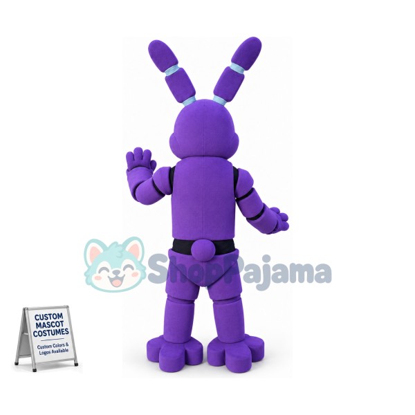 Five Nights at Freddy's FNAF Toy Creepy Purple Bunny Mascot Costume