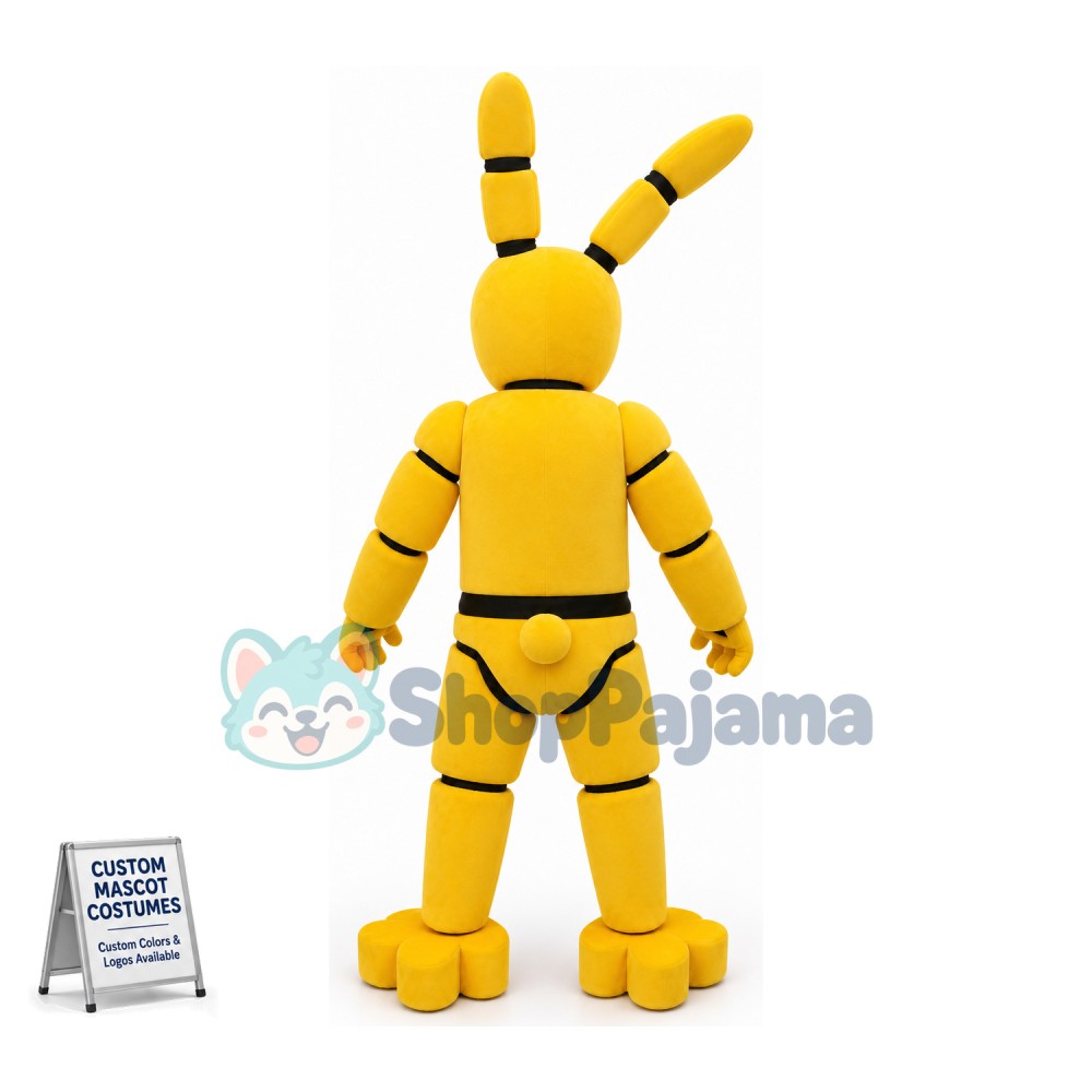 New Five Nights At Freddy's Golden Bonnie Mascot Costume