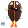 Lovely Coffee Bean Cartoon Mascot Costume