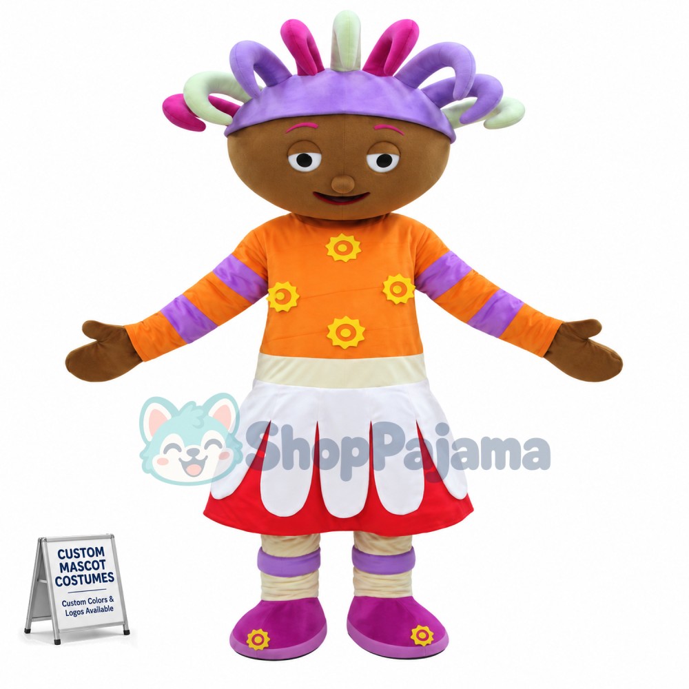 Custom Mascot Upsy Daisy Mascot Costume