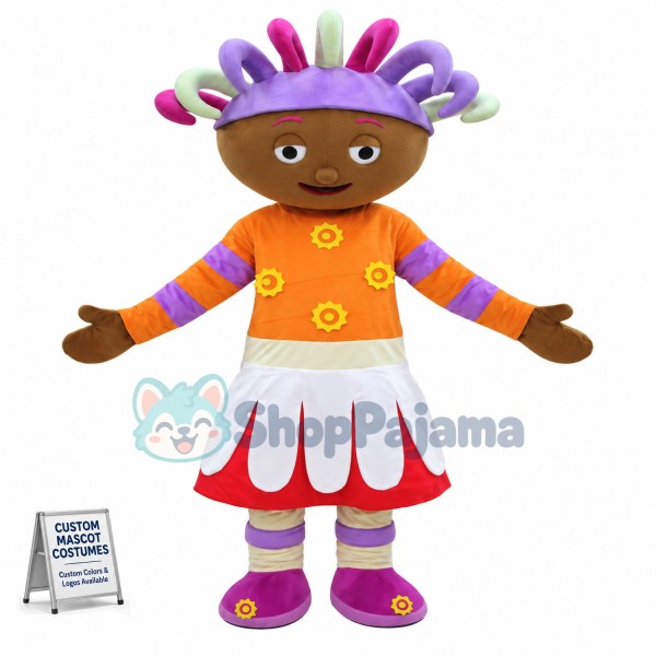 Custom Mascot Upsy Daisy Mascot Costume