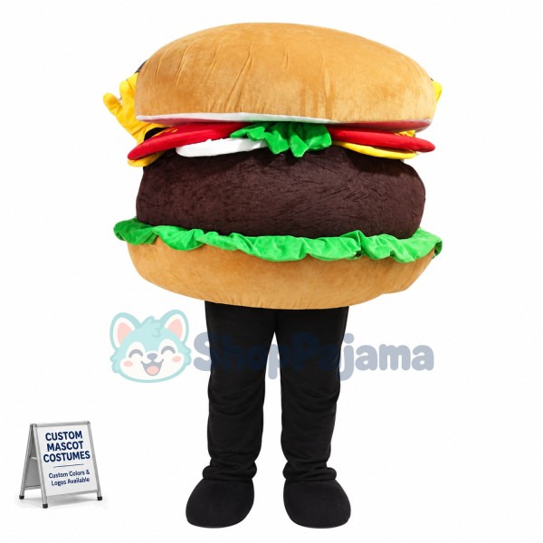 Hamburger Mascot Costume