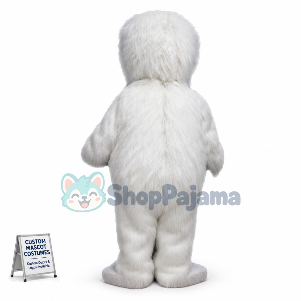 White Snow Strange Mascot Costumes Custom Mascot