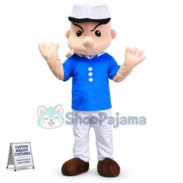 Popeye Sailor Mascot Costume