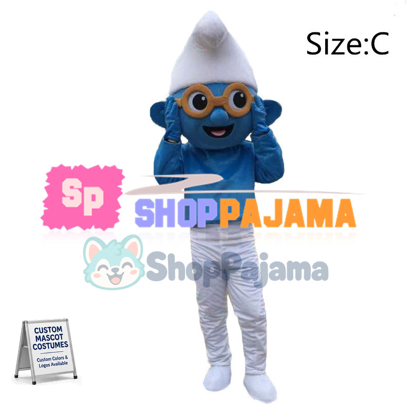 New Blue Elves Mascot Costume Elf Costume