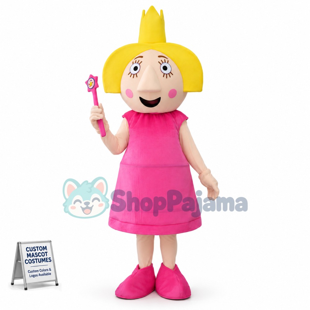 Ben and Holly Mascot Costume For Adults