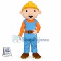 Cartoon Film Adult Bob the Builder Mascot Costume