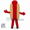 Happy Hotdog Mascot Costume