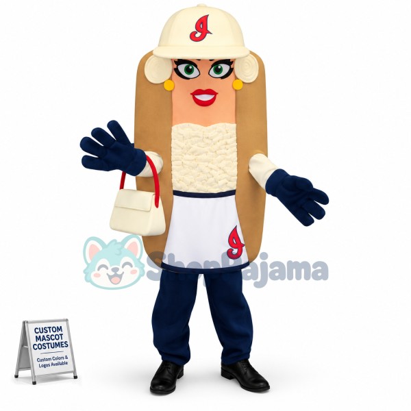 Beautiful Hotdog Mascot Costume