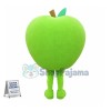 Green Apple Mascot Costume Custom Mascot