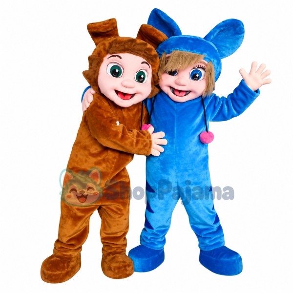 Nursery Rhymes Dave Ava Mascot Costume