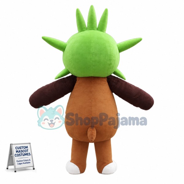 Cartoon Chespin Mascot Costume