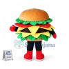 Custom Mascot Hamburger Mascot Costume