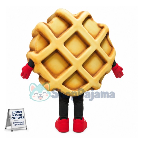 Waffle Mascot Costume