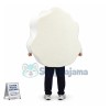 Big Fried Egg Mascot Costume