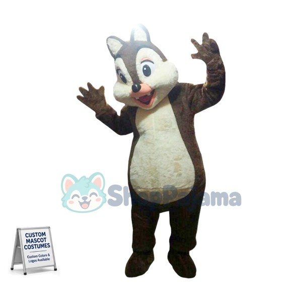 Mouse Clubhouse Chipmunks Dale Mascot Costume