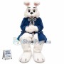 Easter Blue Wendell Rabbit Mascot Costume