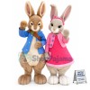 Peter Rabbit & Lily Bobtail Rabbit Mascot Costume