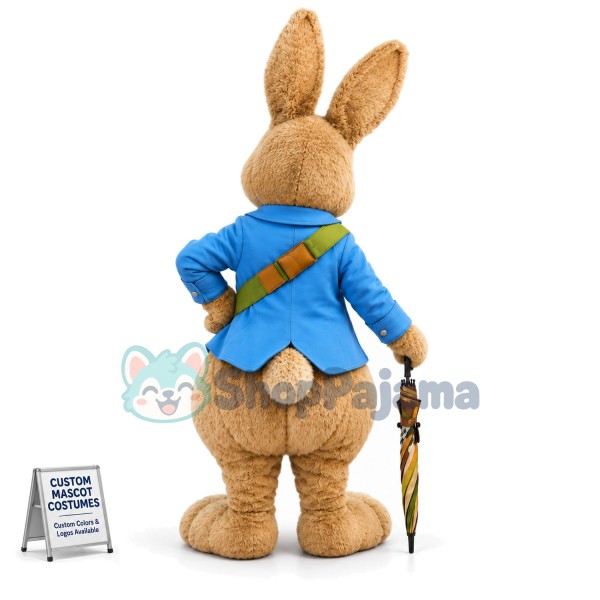 Friendly Lightweight Peter Rabbit Mascot Costume