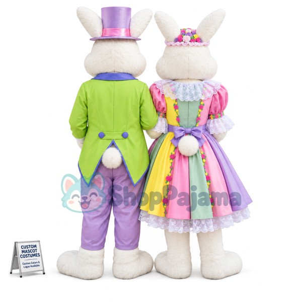 Mr. Or Mrs. Easter Bunny Mascot Costume