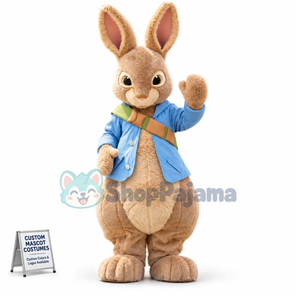 Affordable Realistic Peter Rabbit Mascot Costume US IN STOCK
