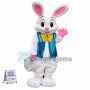 Deluxe Plush Easter Bunny Mascot Costume Bunny Costume