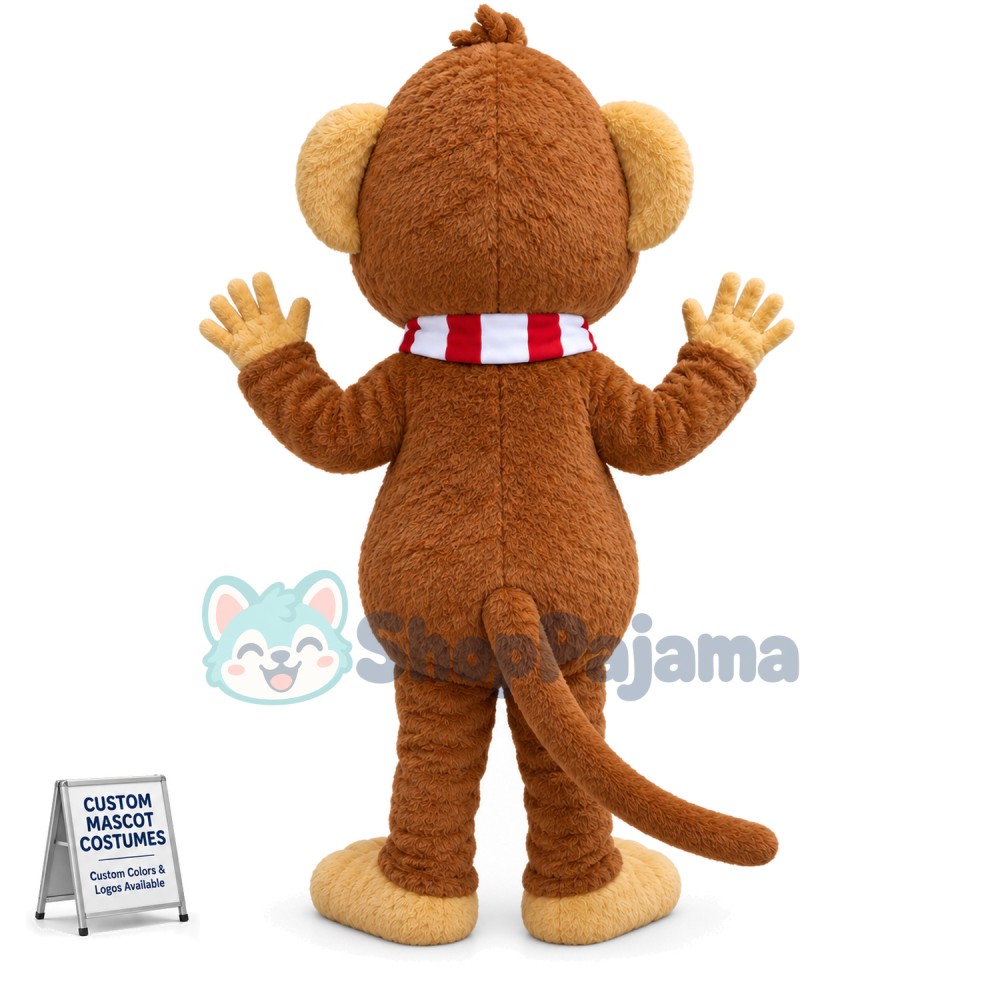 Big Mouth Monkey Mascot Costume