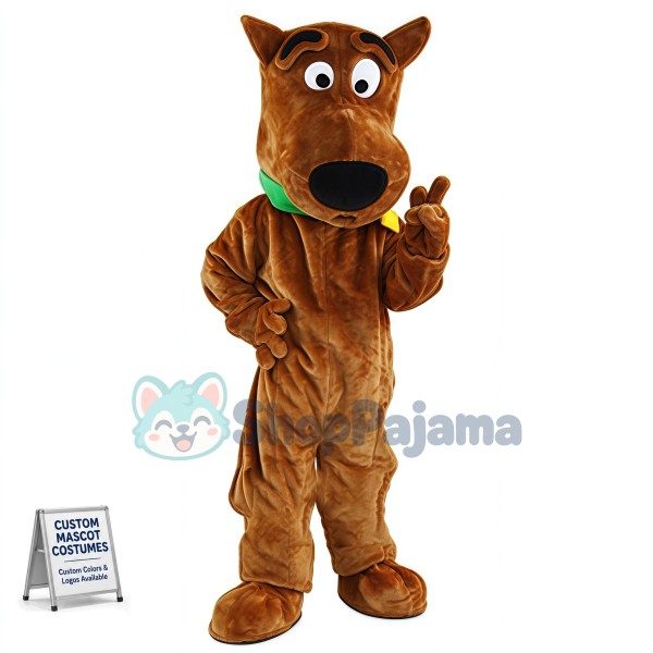 New Scooby Doo Dog Mascot Costume Adult Size