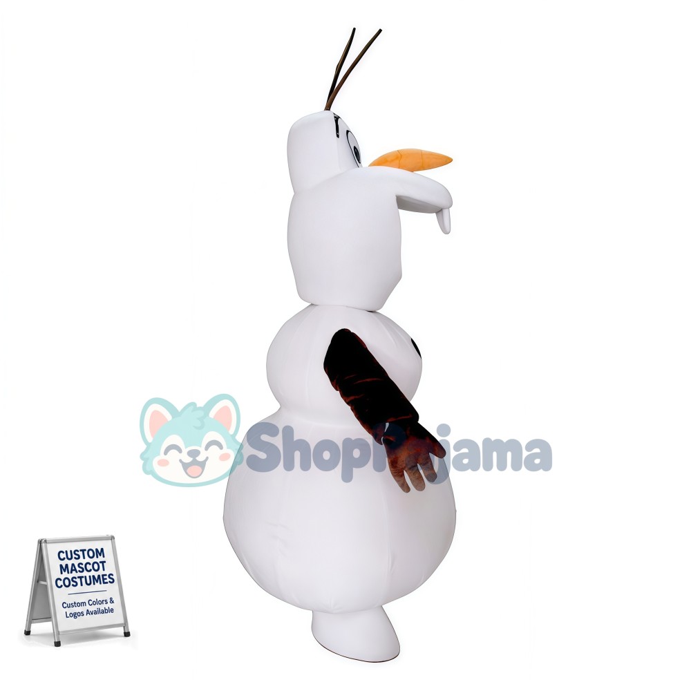 Smiling Olaf Mascot Costume Cartton Mascot Costume