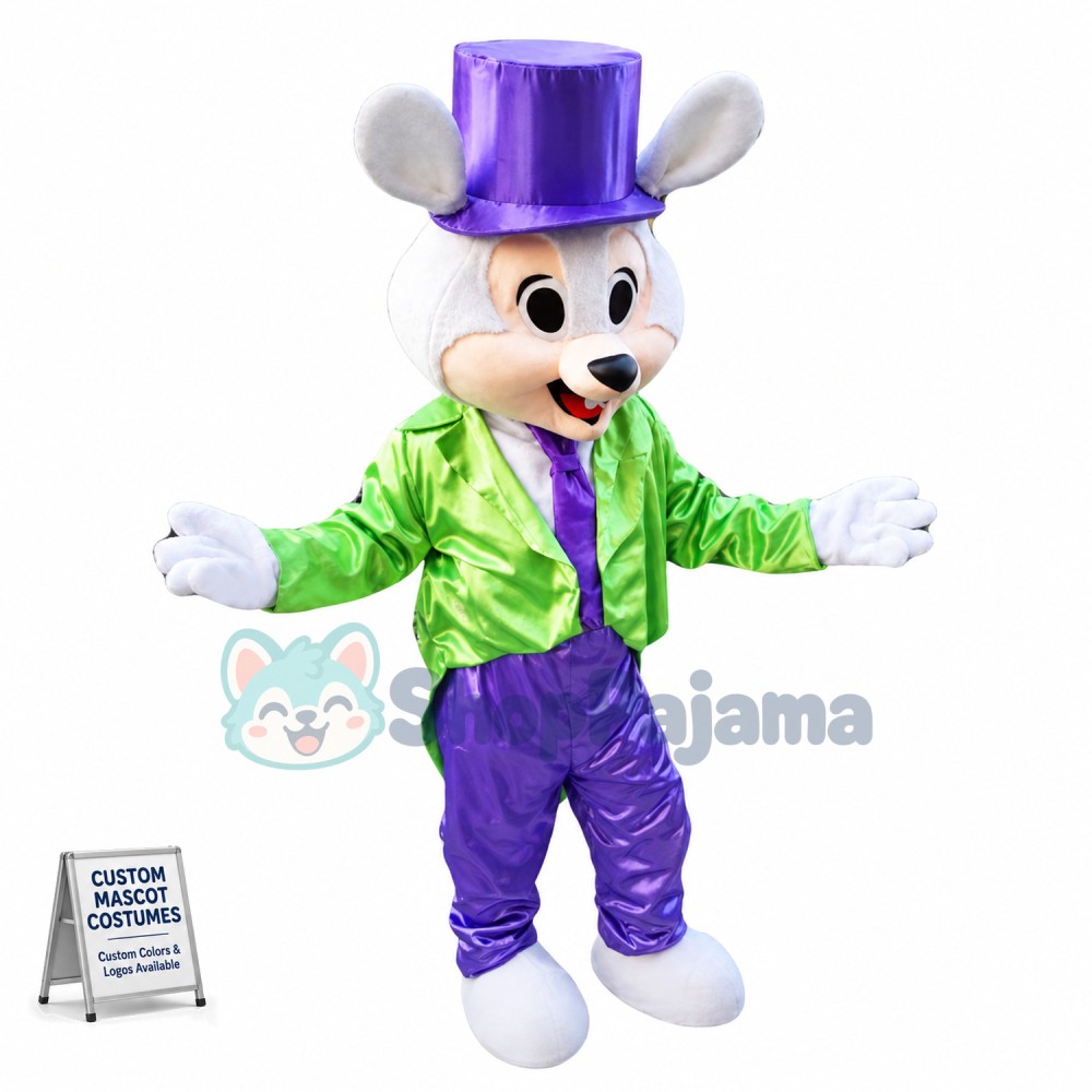 Easter Bunny Boy Mascot Party Costume Adult White Rabbit Halloween Mascot Costume Cartoon