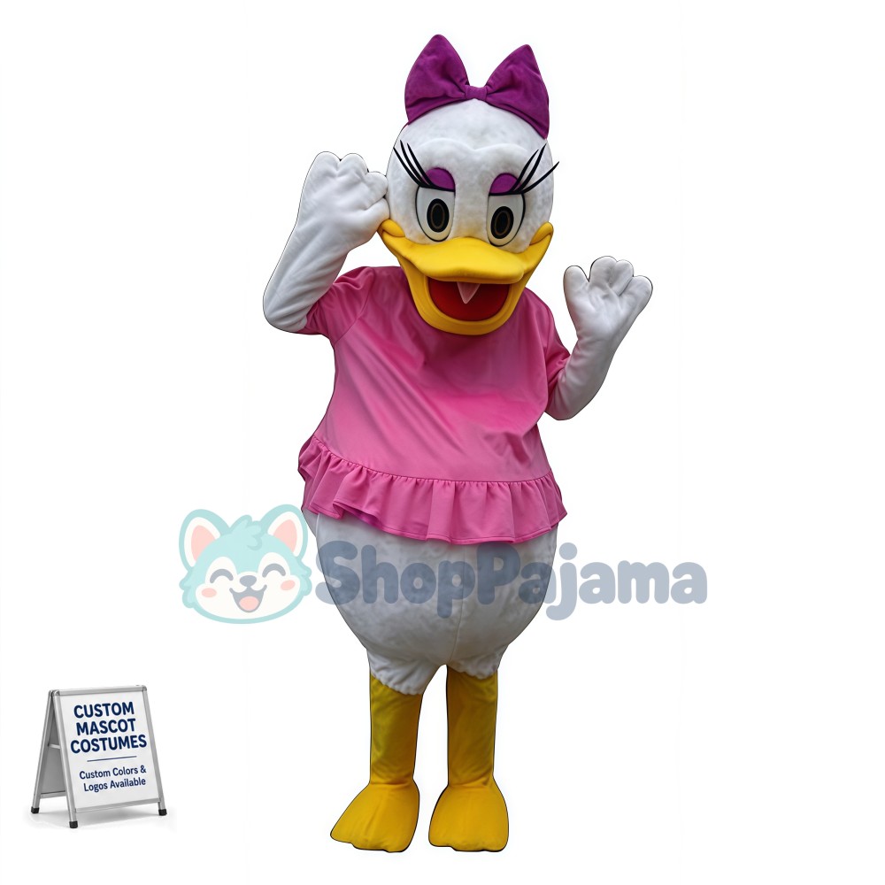 Daisy Donald Duck Mascot Costume
