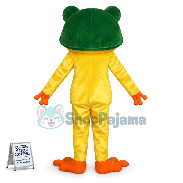 Adult Size Kermit Frog Mascot Costume Carnival Costumes for Party Animal Mascots