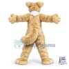 Brown Husky Dog Mascot Costume