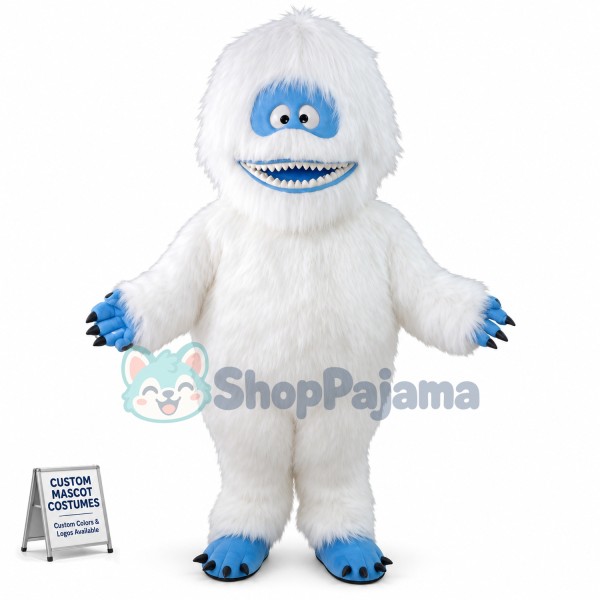 Yeti Costume Adult Yeti Snowman Mascot Monster Mascot Costume 