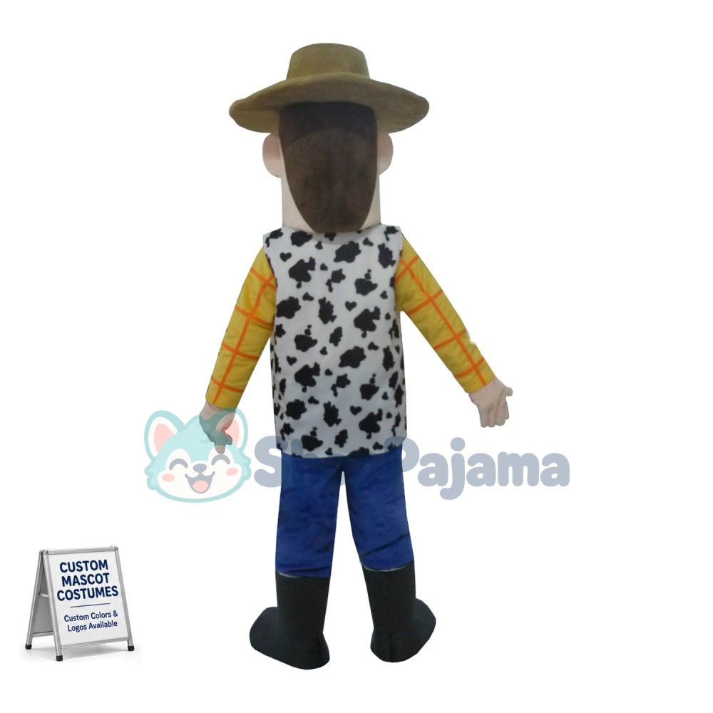 Adult Size Toy Story Character Cowboy Woody Mascot Costume Cartoon Mascots for Party Fancy Dress
