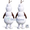 Smiling Olaf Mascot Costume Halloween Mascot Costume
