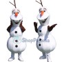 Smiling Olaf Mascot Costume Halloween Mascot Costume