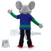 Chuck E. Cheese Mascot Costume Happy Lightweight Mouse Mascot Costume