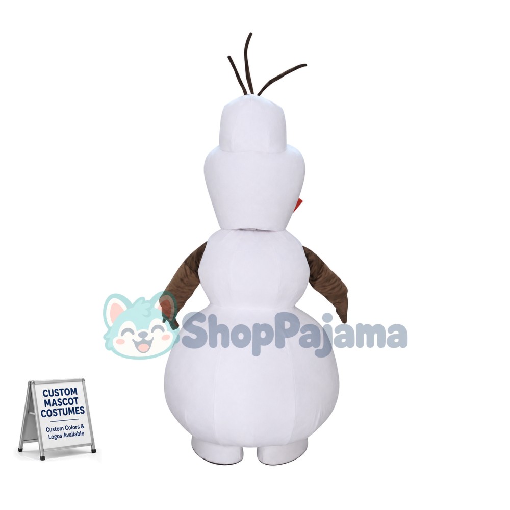 New Smiling Olaf Mascot Costume Halloween Mascot Costume