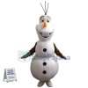 Smiling Olaf Mascot Costume Cartoon Snowman Mascot Costume